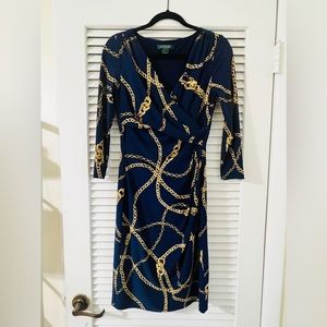Ralph Lauren blue midi dress
